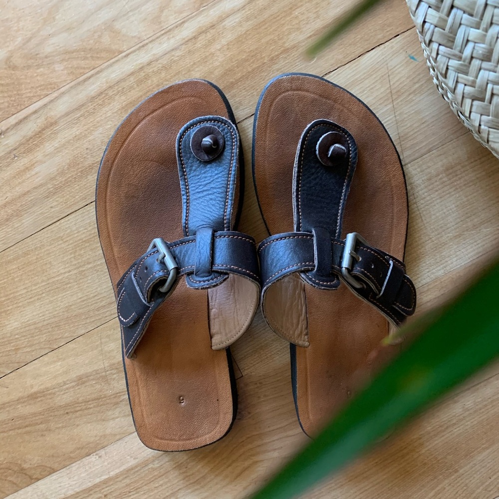 Leather Moroccan Sandals 7.5